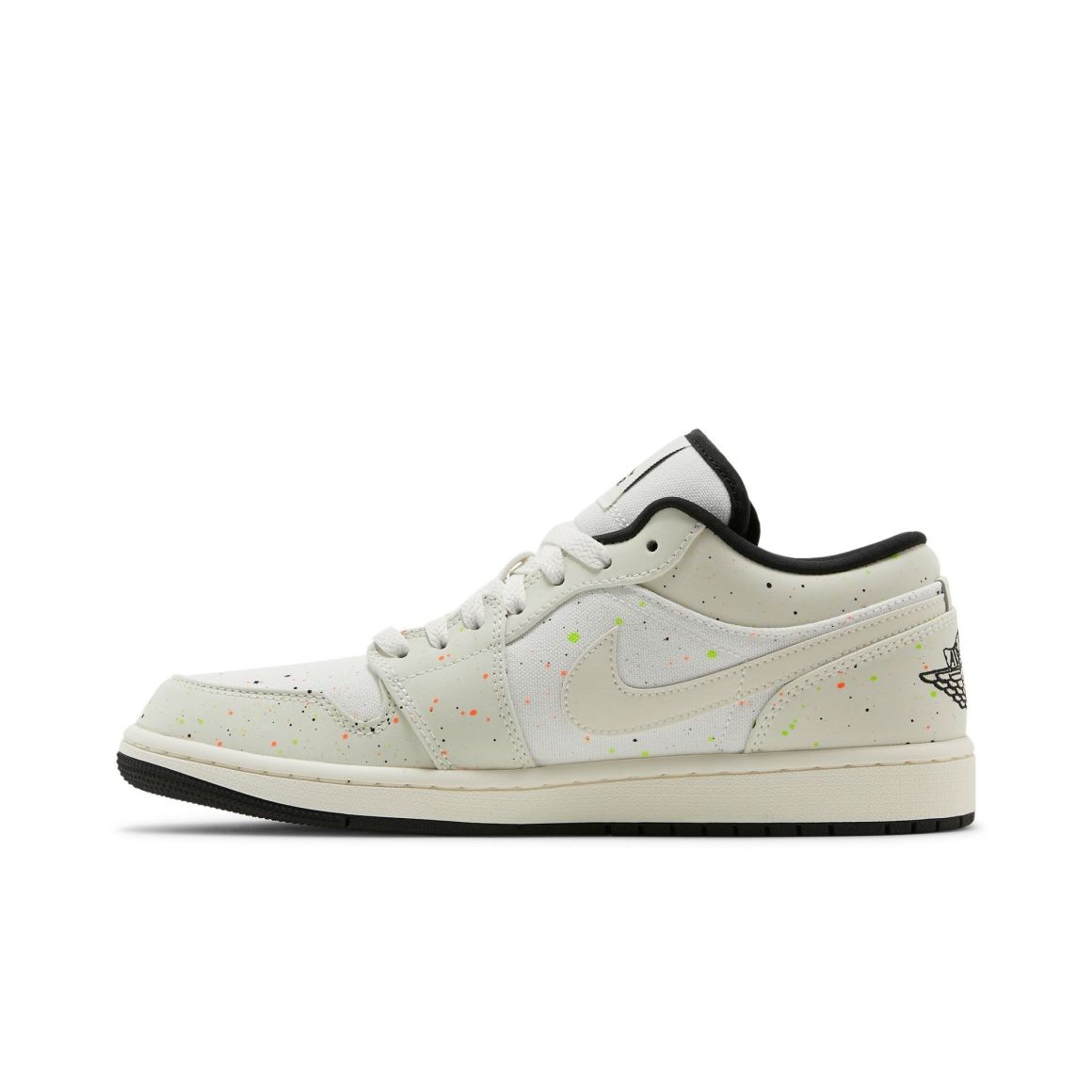 Air Jordan 1 Low Brushstroke Sneakers – DM3528-100