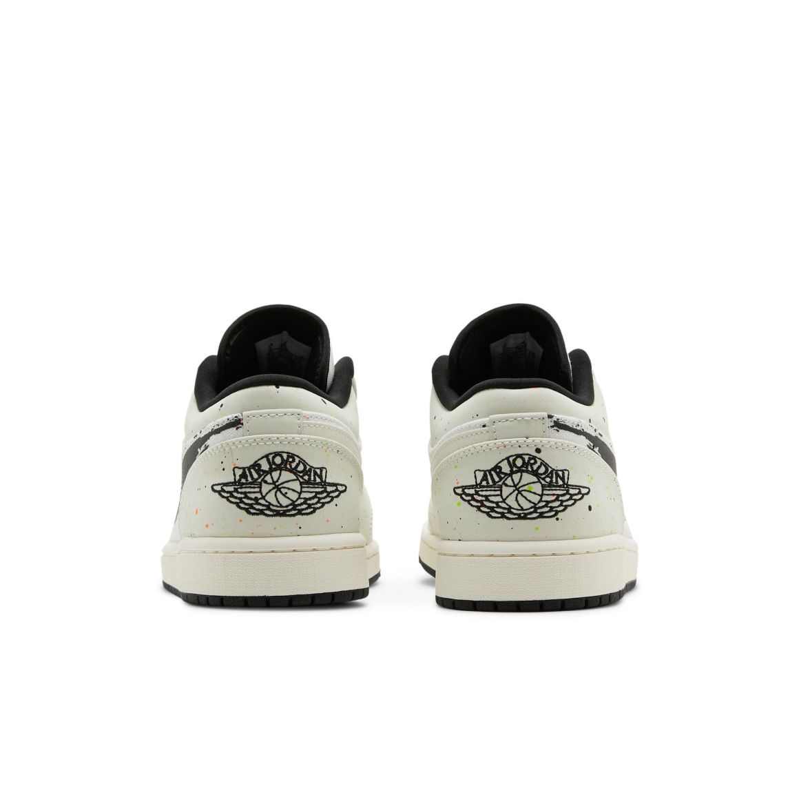 Air Jordan 1 Low Brushstroke Sneakers – DM3528-100