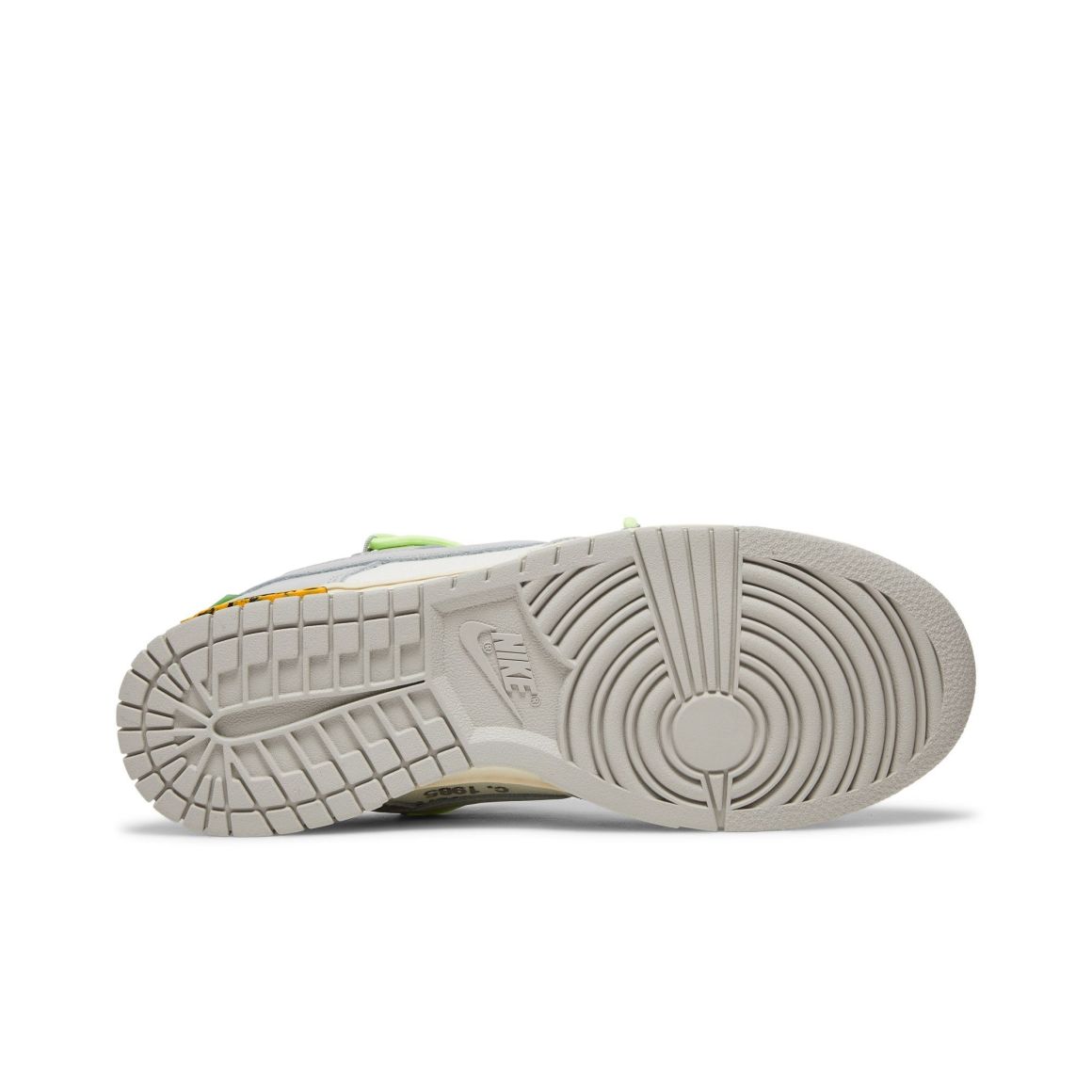 Dunk Low Off-White Lot 43 – DM1602-128 – Sail/Neutral Grey-Barely Volt