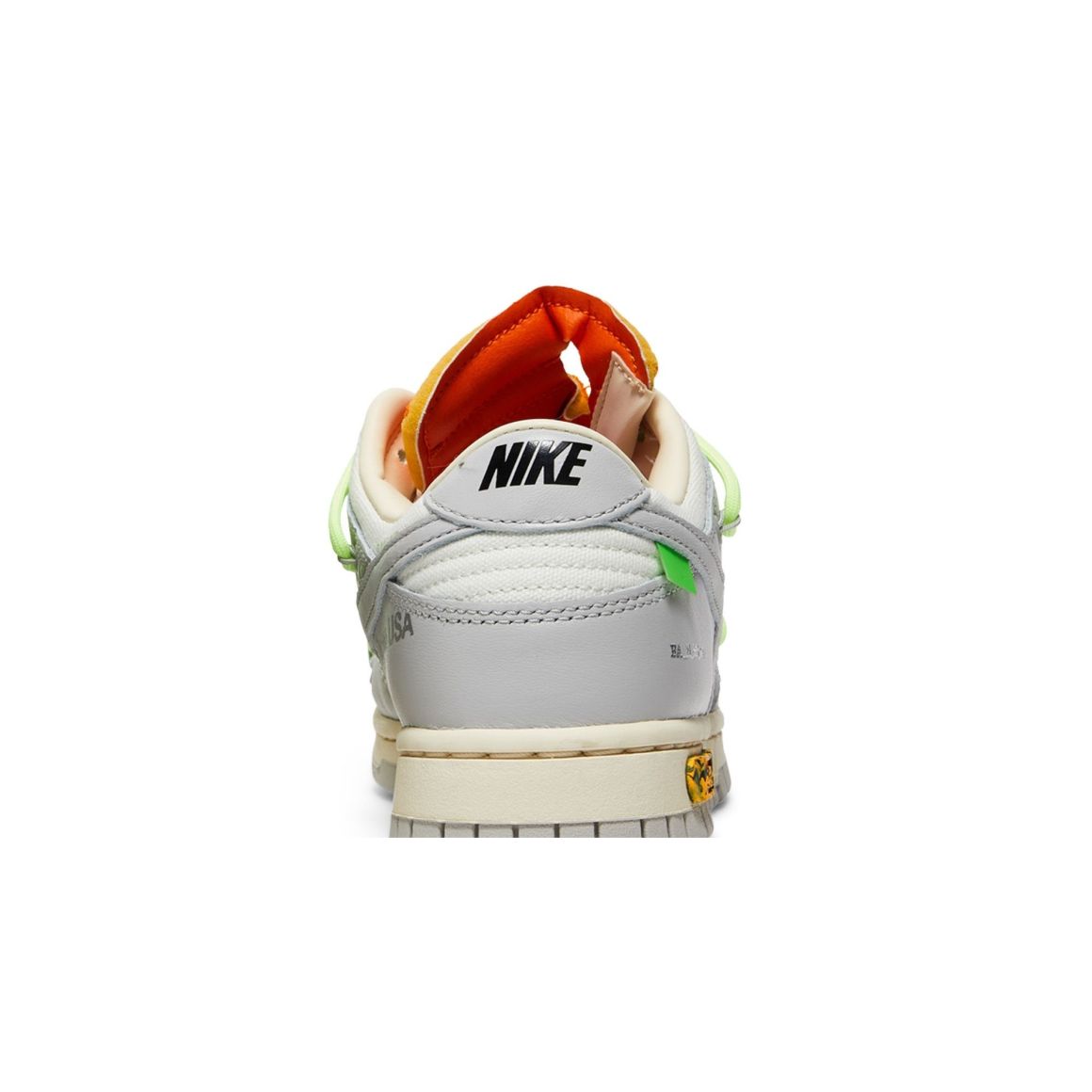 Dunk Low Off-White Lot 43 – DM1602-128 – Sail/Neutral Grey-Barely Volt