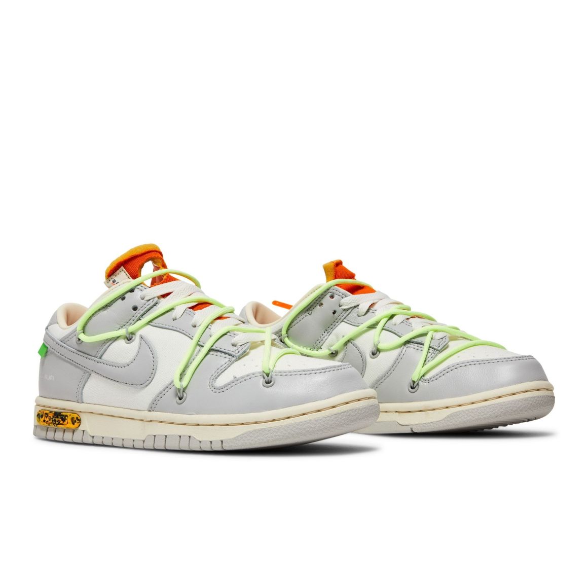 Dunk Low Off-White Lot 43 – DM1602-128 – Sail/Neutral Grey-Barely Volt