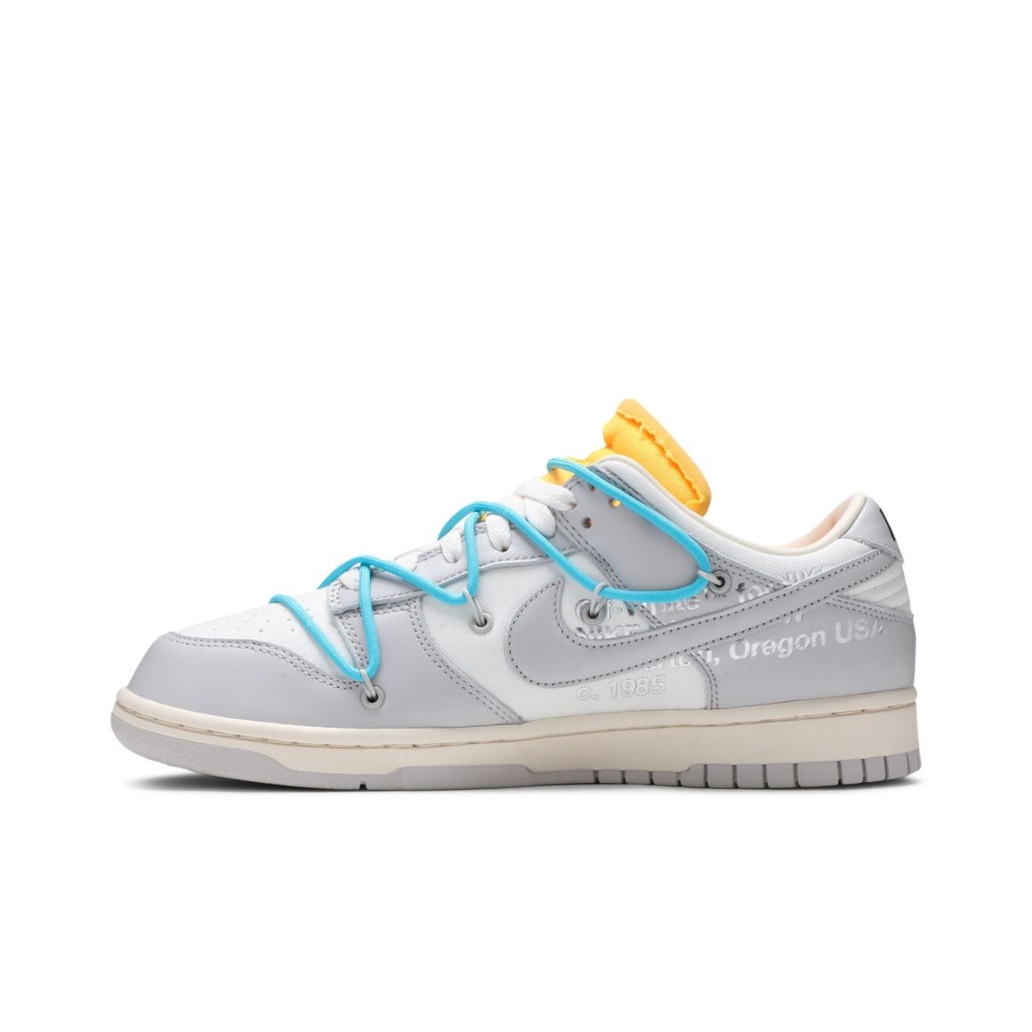 Dunk Low Off-White Lot 2 – Sail/Neutral Grey-Blue Fury – DM1602-115