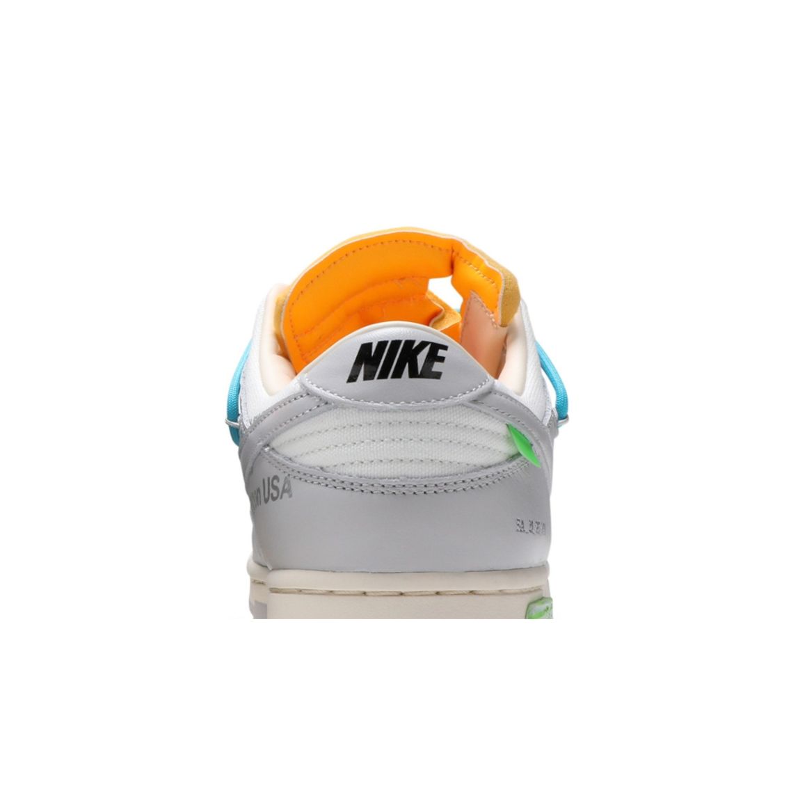 Dunk Low Off-White Lot 2 – Sail/Neutral Grey-Blue Fury – DM1602-115