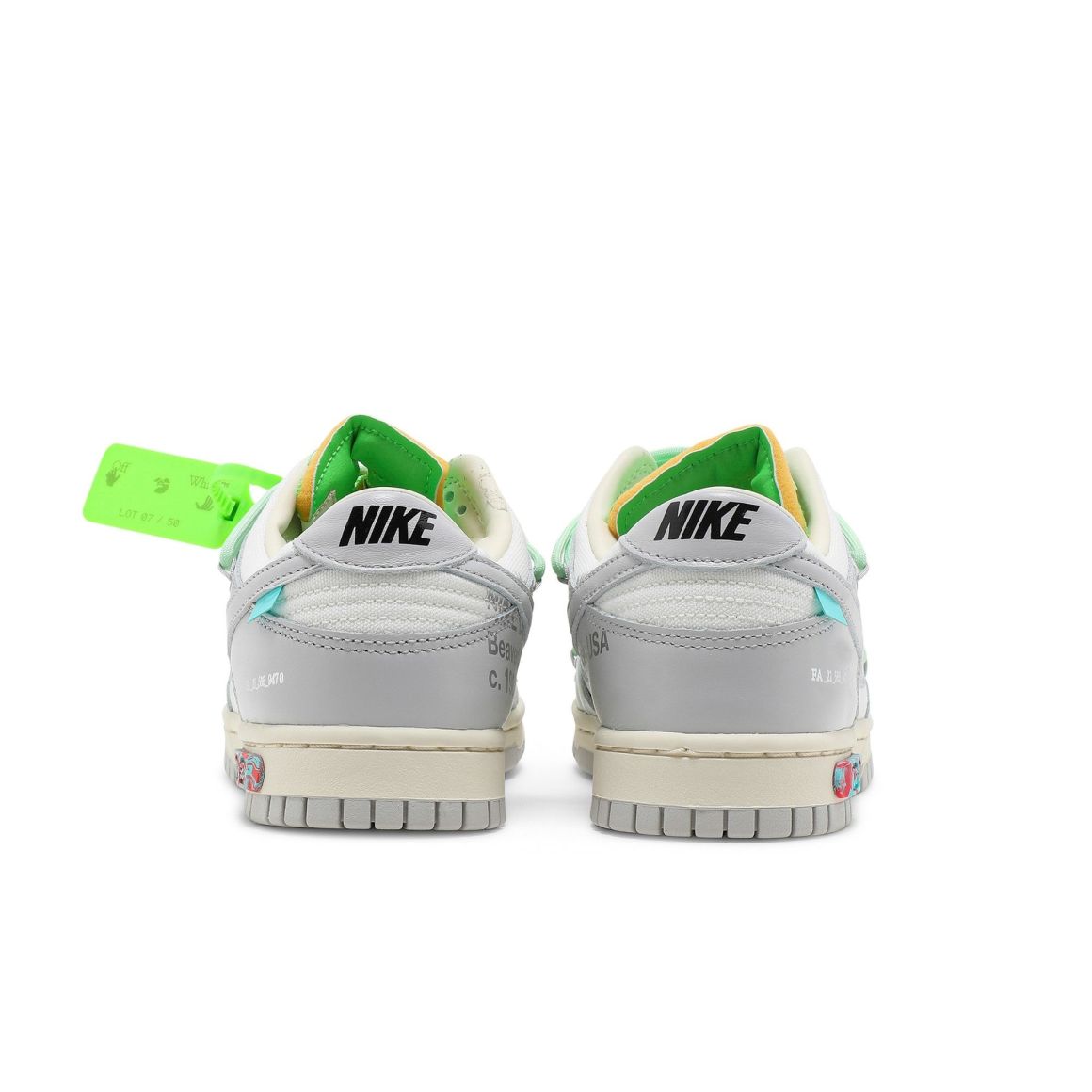 Dunk Low Off-White Lot 7 Sneakers – DM1602-108