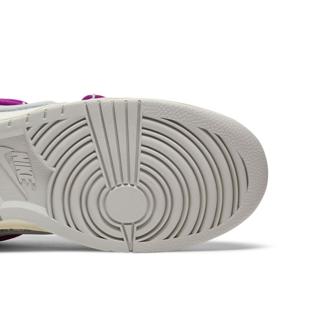 Dunk Low Off-White Lot 45 – DM1602-101 – Sail/Neutral Grey/Magenta – Leather/Canvas/Suede Sneakers