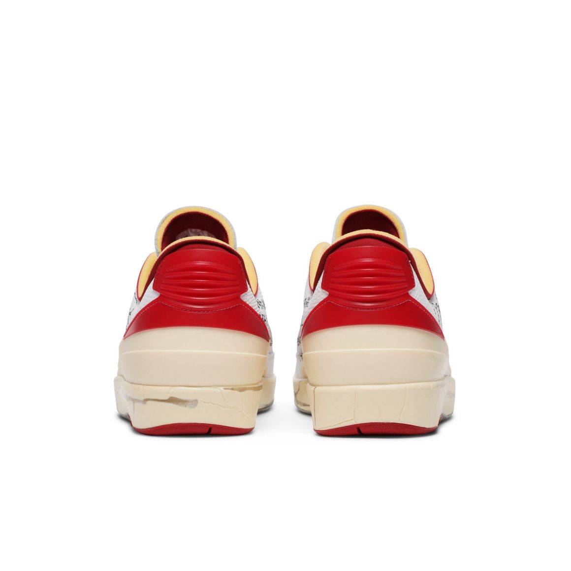 Air Jordan 2 Retro Low SP Off-White White/Sail-Red Sneakers – DJ4375-106