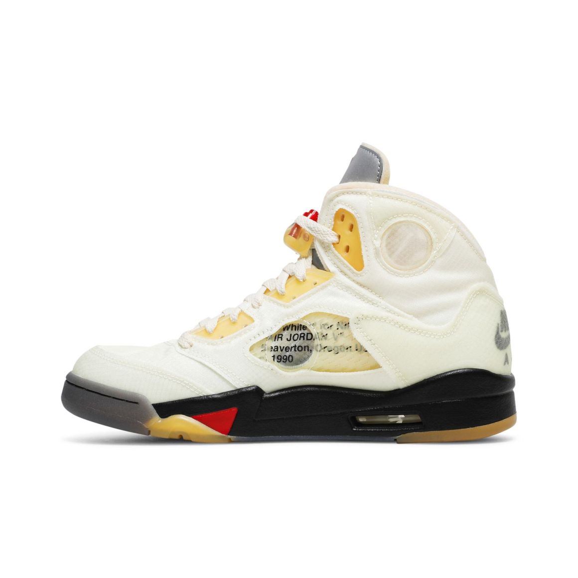 5 Retro Off-White Sail Sneakers – DH8565-100