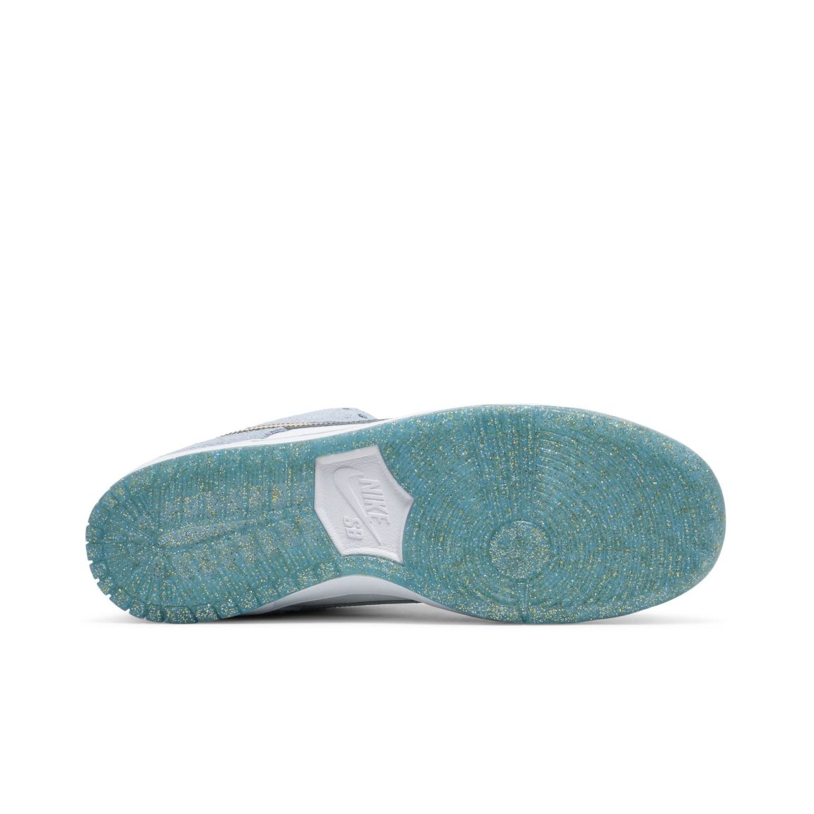 SB Dunk Low Sean Cliver (Special Box) – DC9936-100 – Ice Blue/White/Gold/Silver