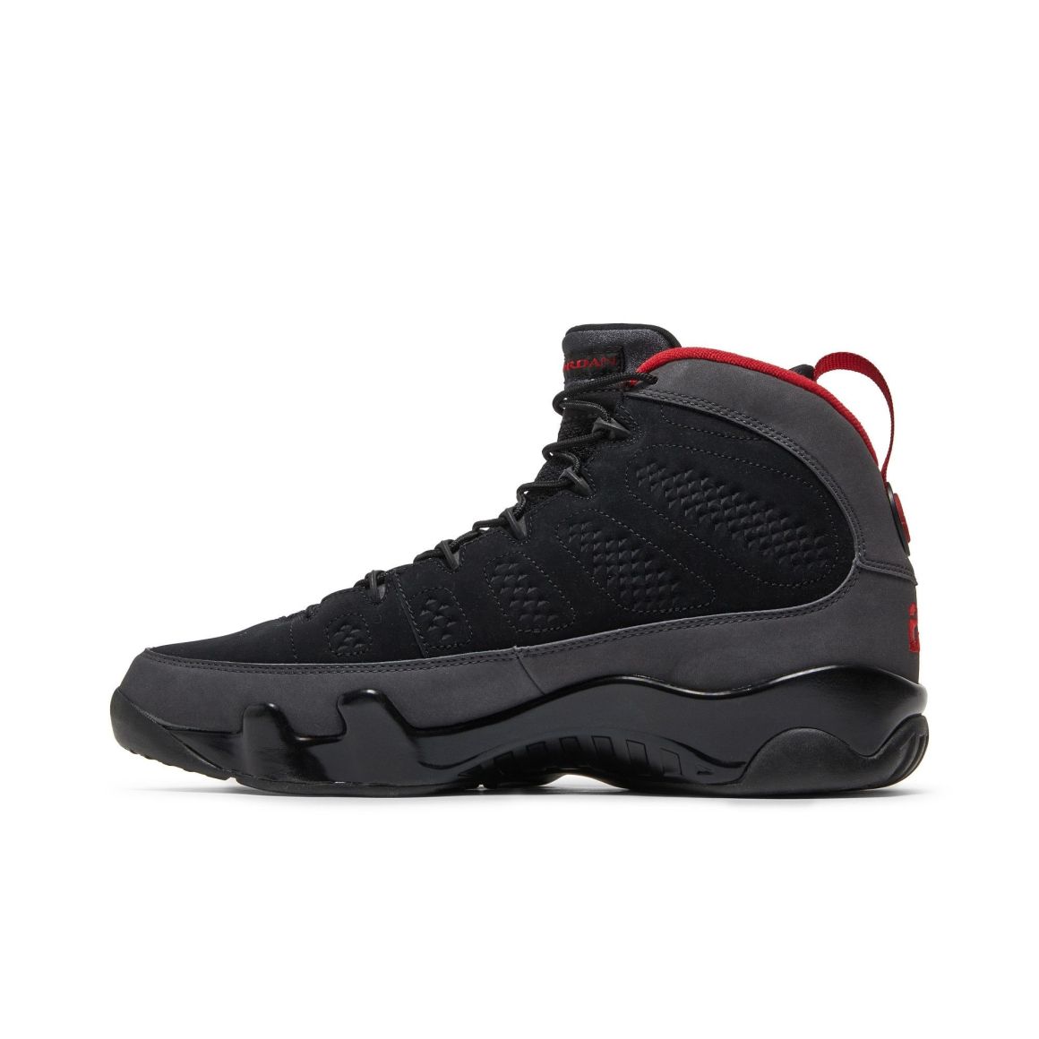 Air Jordan 9 Retro Sneakers – Black/Dark Charcoal-True Red – 302370-005