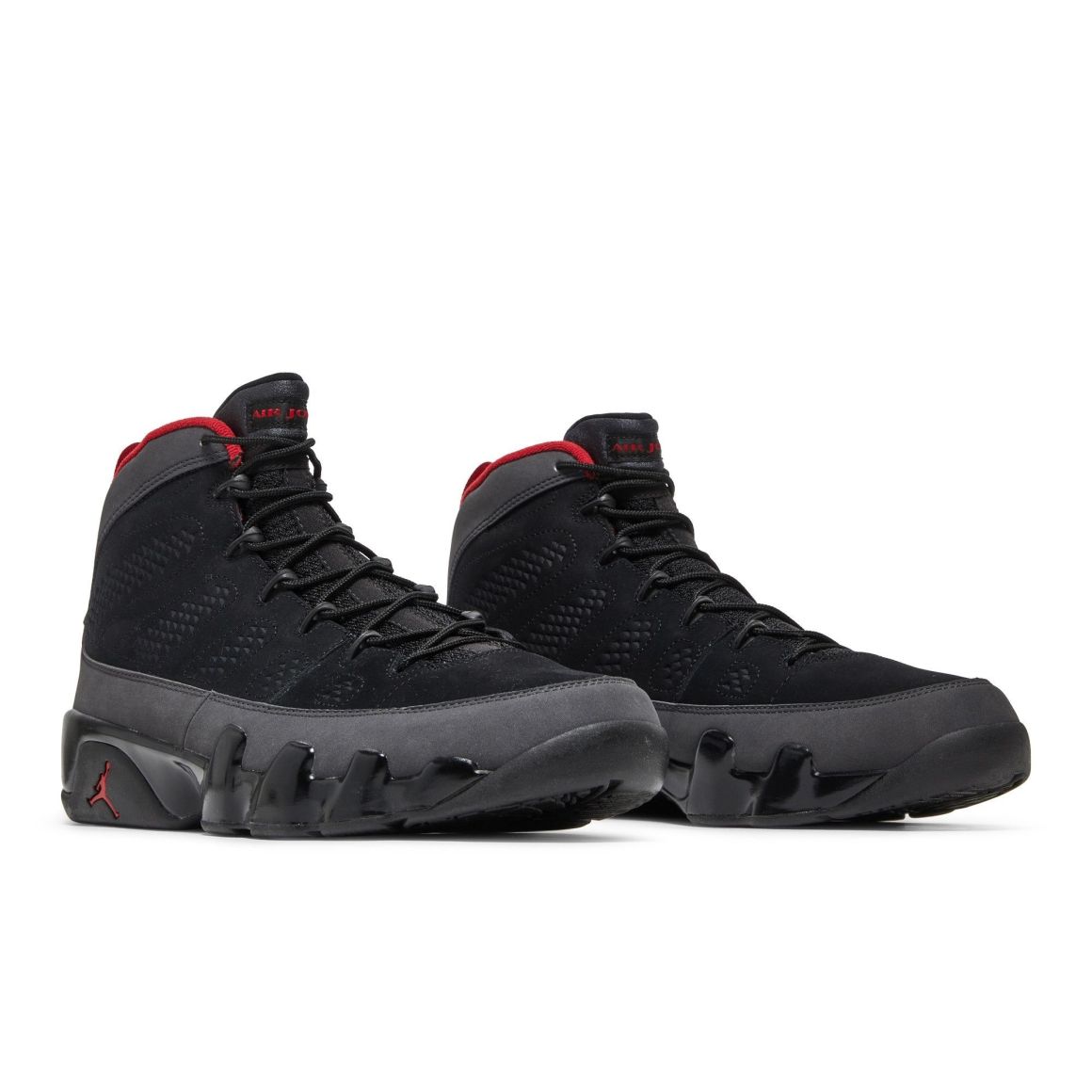 Air Jordan 9 Retro Sneakers – Black/Dark Charcoal-True Red – 302370-005