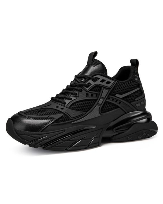 Nyros - 9cm (3.5") – Men's Elevator Shoes (Height Increasing, Hidden Lift) – Black
