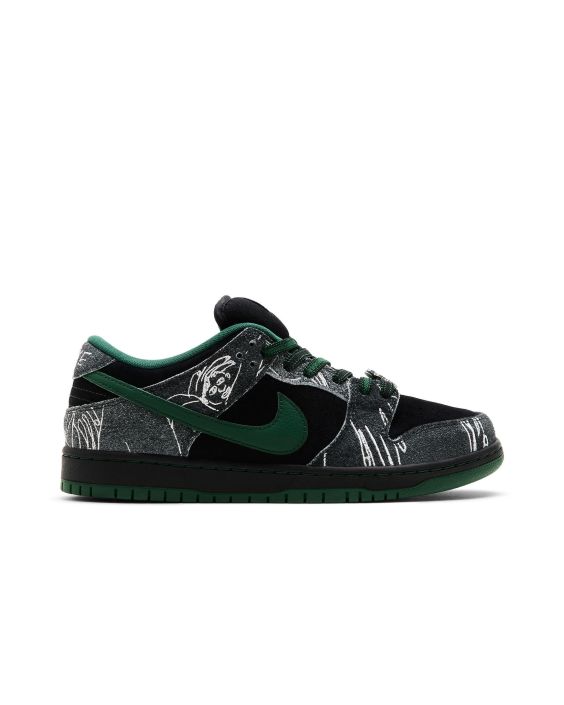 SB Dunk Low There Skateboards – Black/Gorge Green/Summit White – HF7743-001