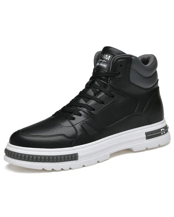 Riuohi - 9cm (3") – Men's Elevator Shoes (Height Increasing, Hidden Lift) – Black