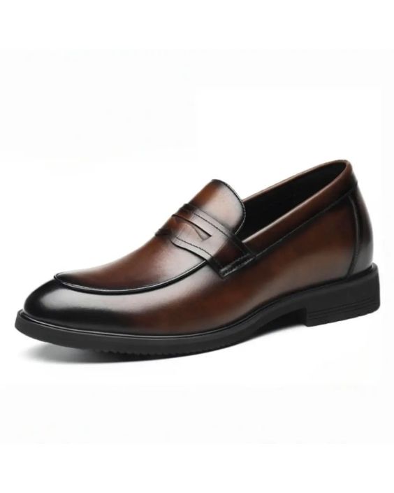 Monarch - 7cm (2.7") – Men's Elevator Shoes (Height Increasing, Hidden Lift) – Brown