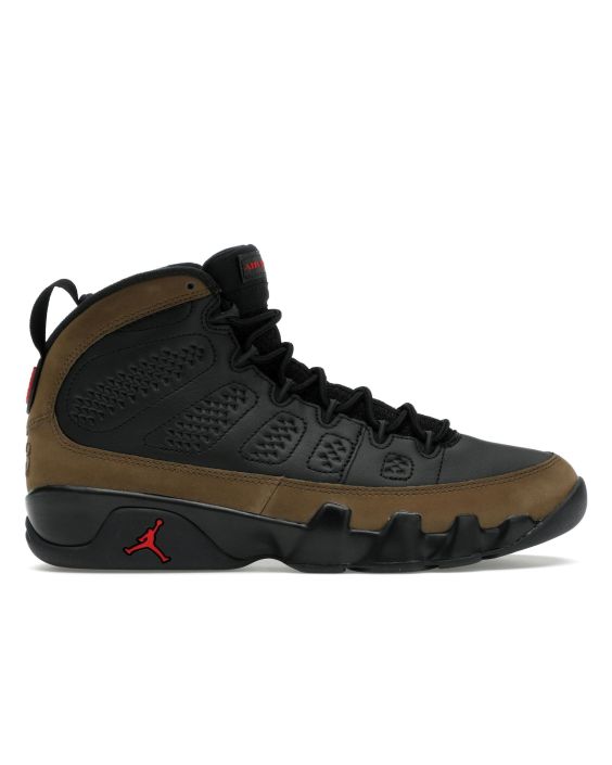Jordan 9 Retro Olive 2024 Black True Red HV4794-030 Sneakers
