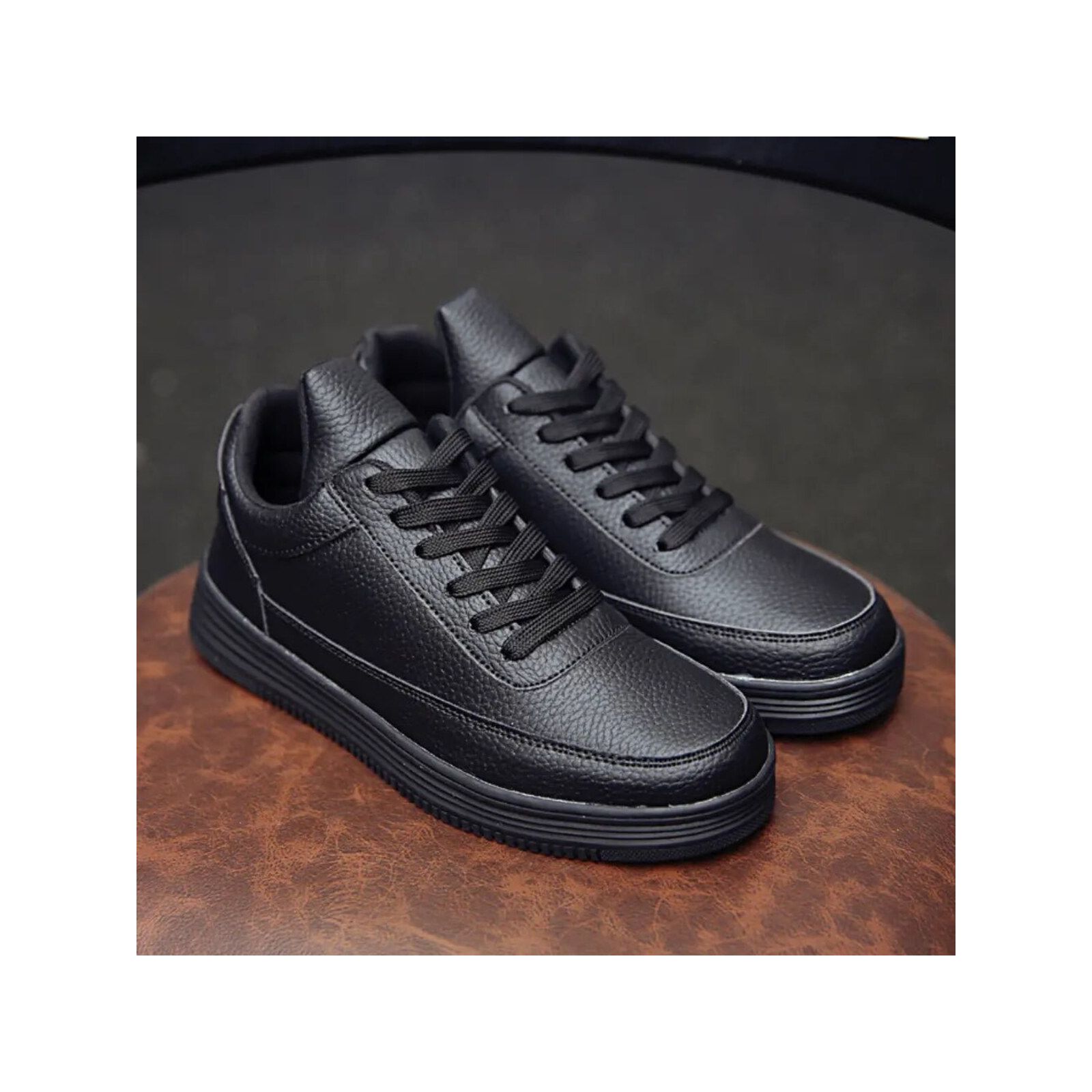 Vortex - 8cm (3") – Men's Elevator Shoes (Height Increasing, Hidden Lift) – Black