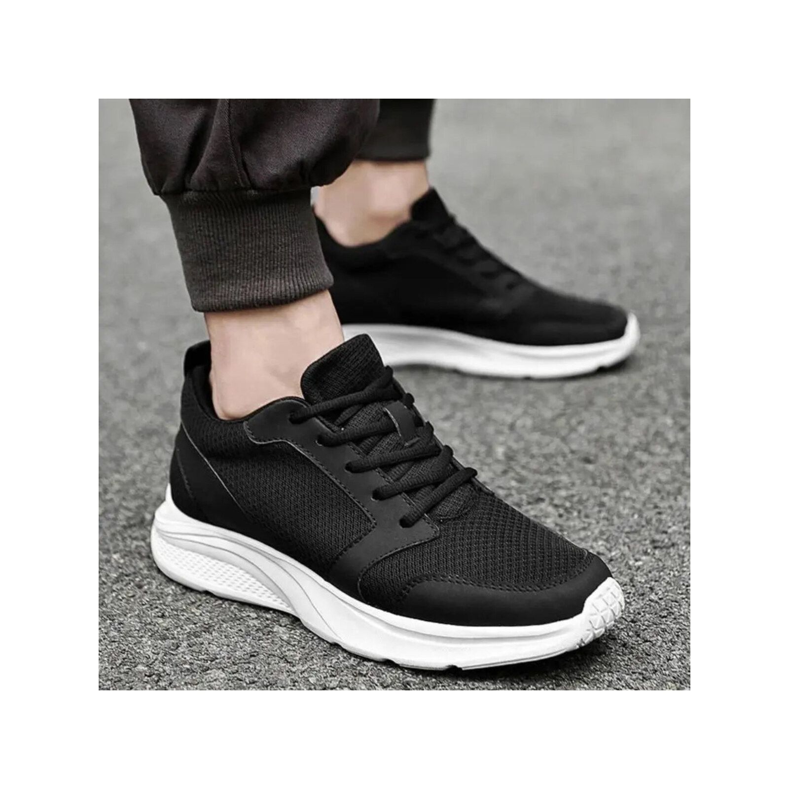 Rapid Flex - 8cm (3") – Men's Elevator Shoes (Height Increasing, Hidden Lift) – Black