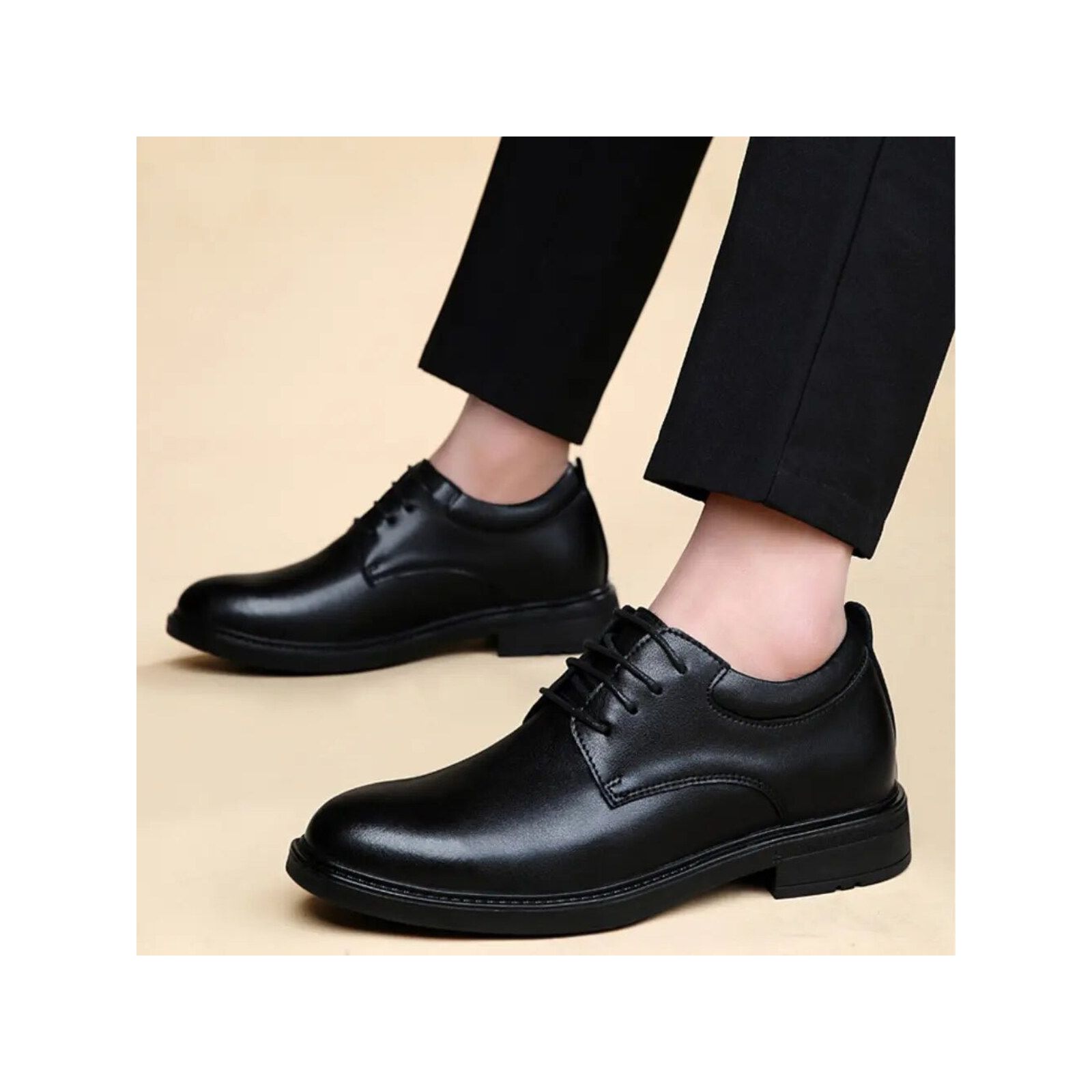 Sable - 7cm (2.7") – Men's Elevator Shoes (Height Increasing, Hidden Lift) – Black