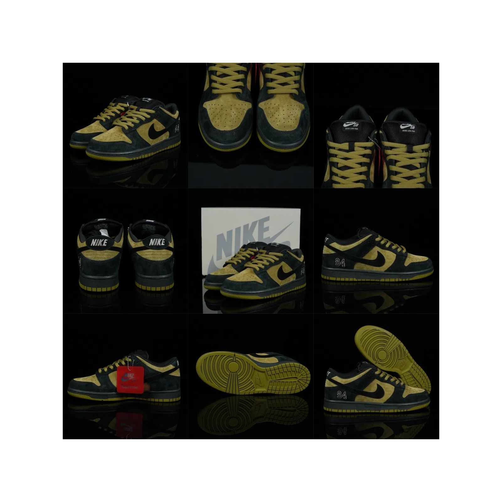 Supreme x Dunk Low SB 'Camper Green' HQ8487-300