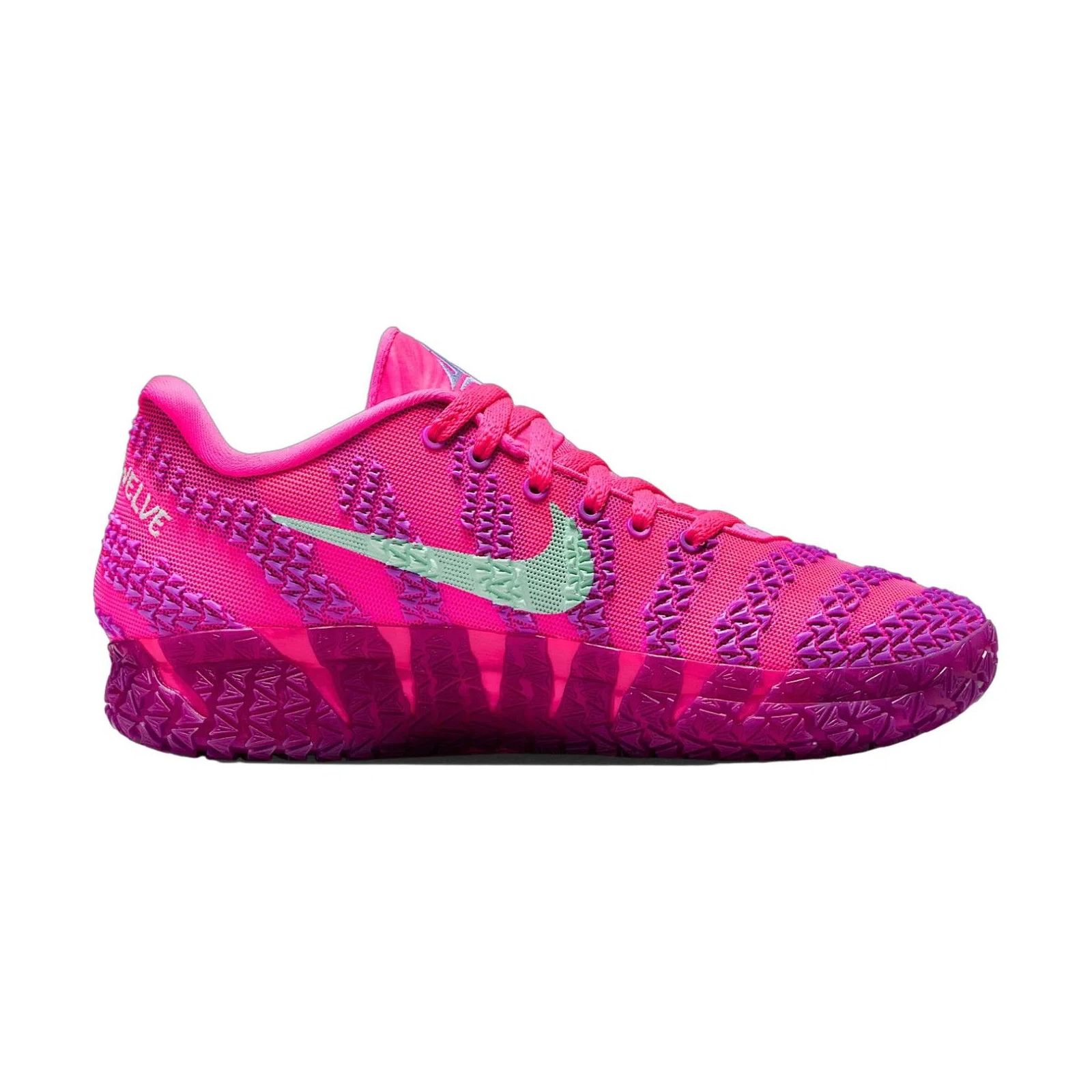 Ja 3 Lightweight Basketball Sneakers - Hyper Pink/Mint Foam/Viotech