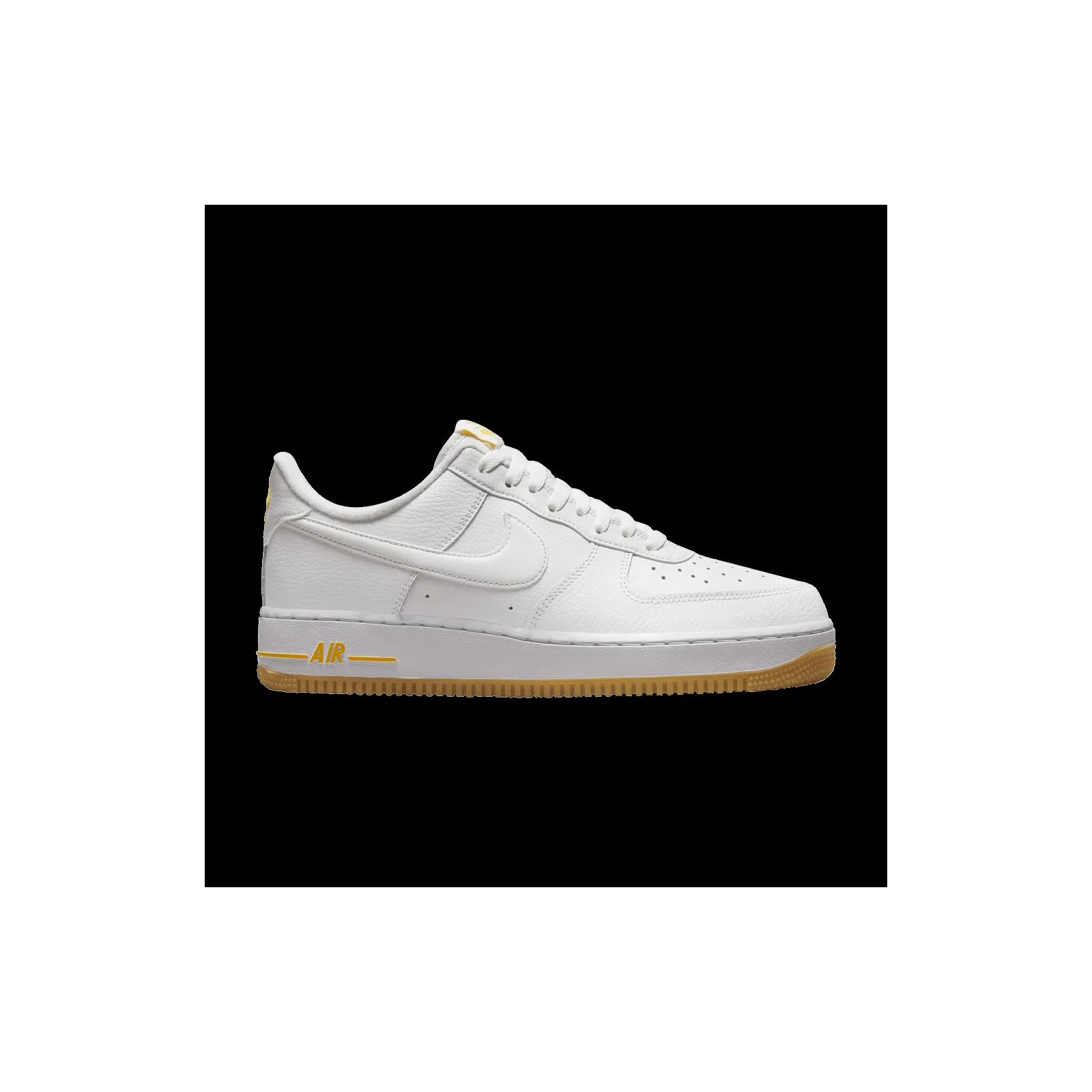 Air Force 1 Low ’07 White University Gold Gum - Classic Low Top Sneakers - White