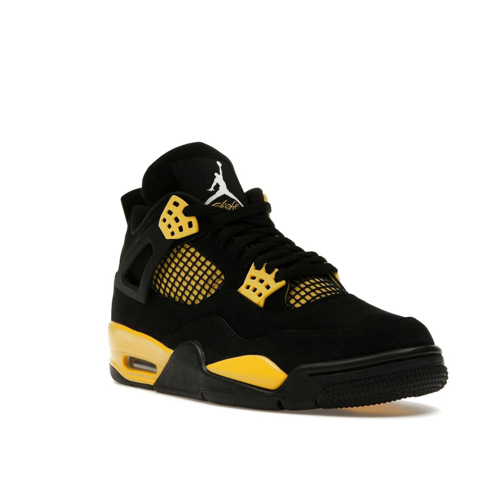 Jordan 4 Retro Thunder - Bold and Classic Retro Sneakers - Black / Varsity Maize