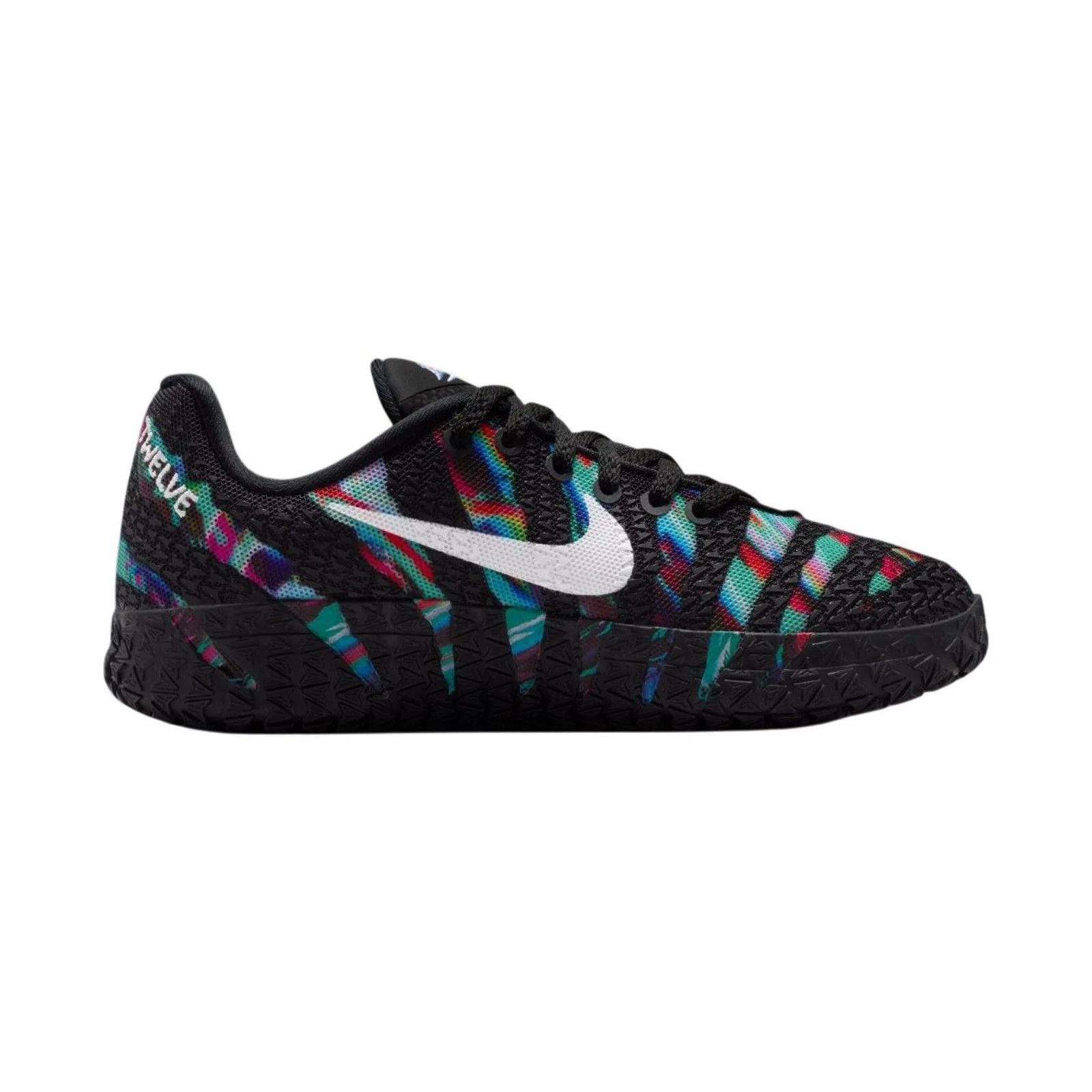 Ja 3 Lightweight Basketball Sneakers - Black / Bright Crimson / Cobalt Bliss