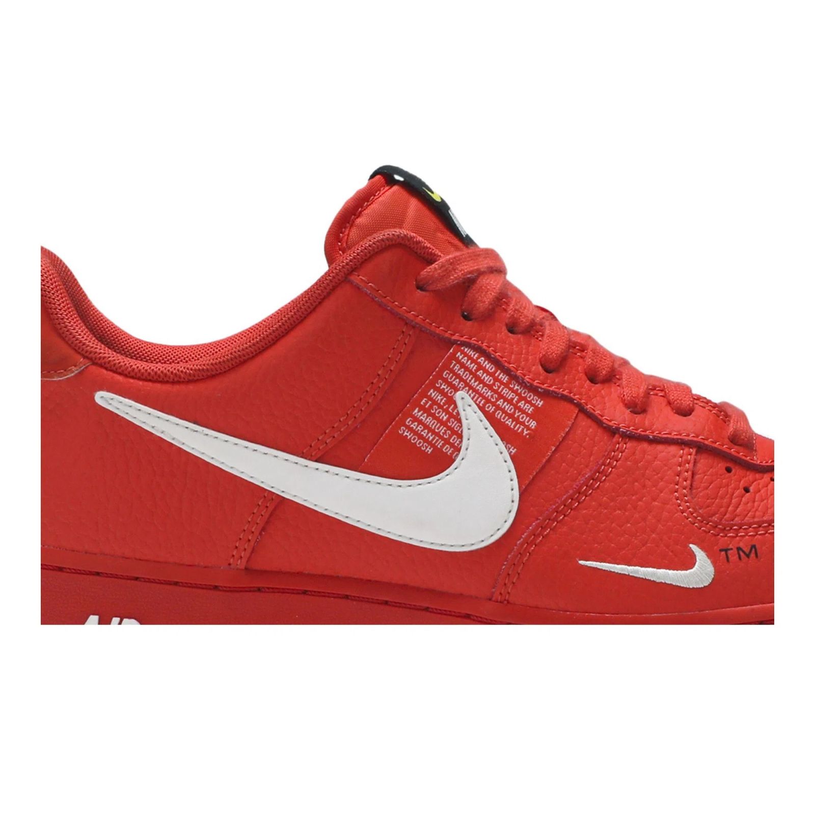 Air Force One Utility Overbranding Red - Stylish Utility Sneakers - Red