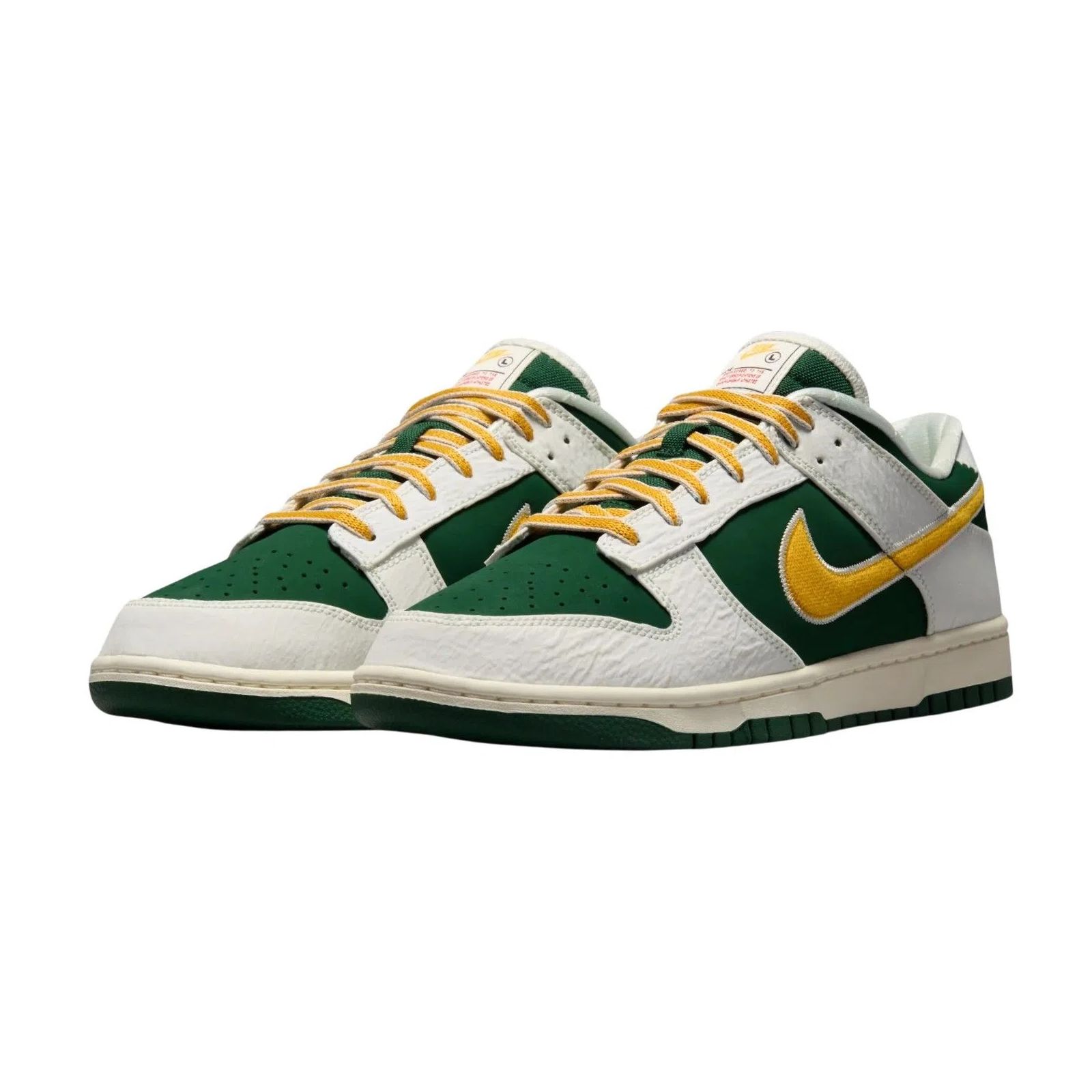 Dunk Low Retro Low Top Lifestyle Sneakers - Sail/University Gold Fir