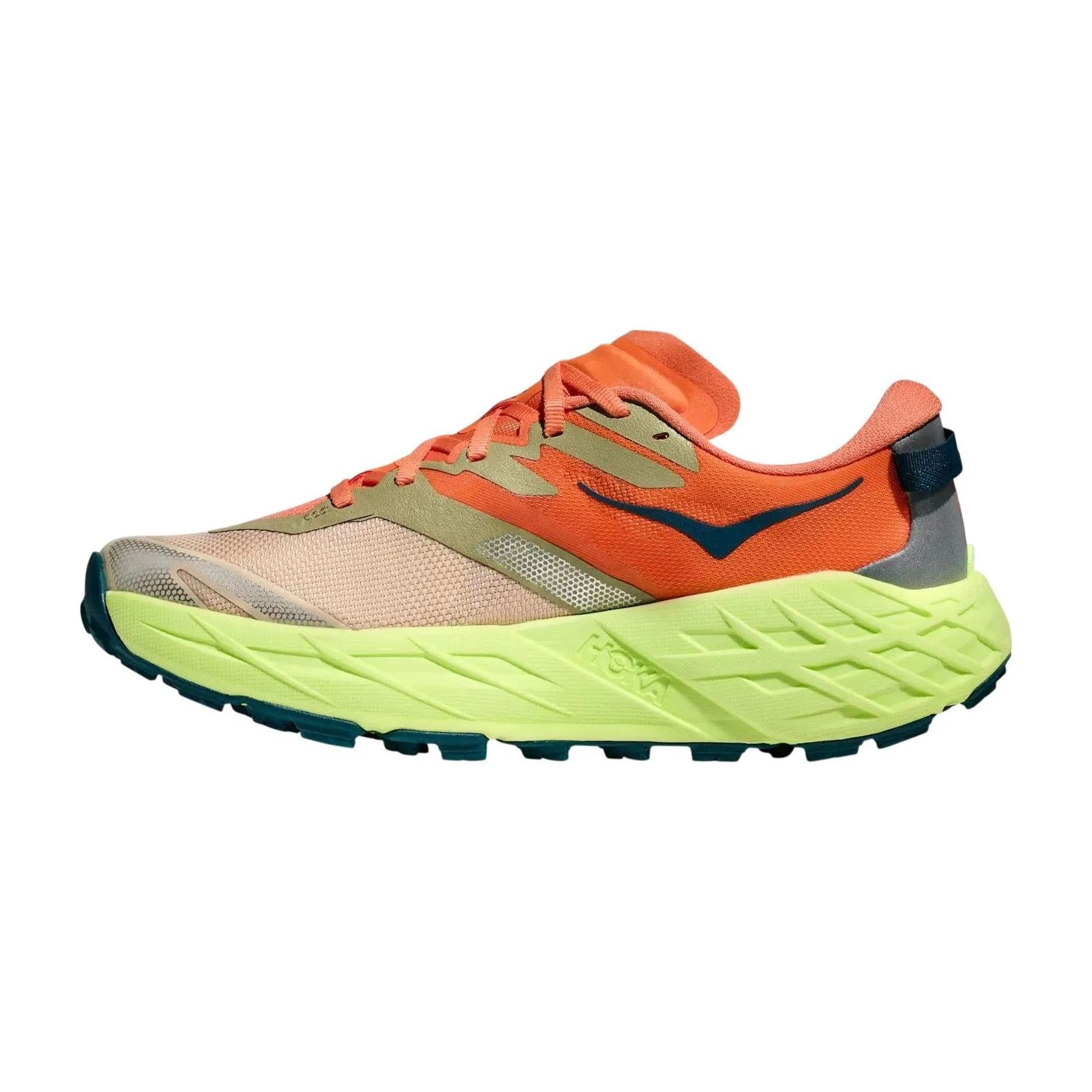 Speedgoat 7 Trail Running Shoes - Persimmon / Neon Yuzu