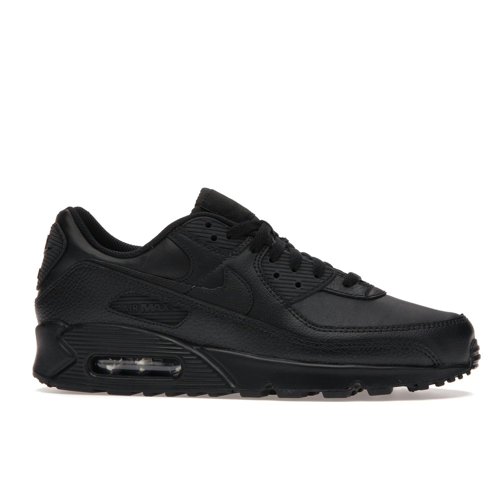 Air Max 90 Leather Triple Black CZ5594-001