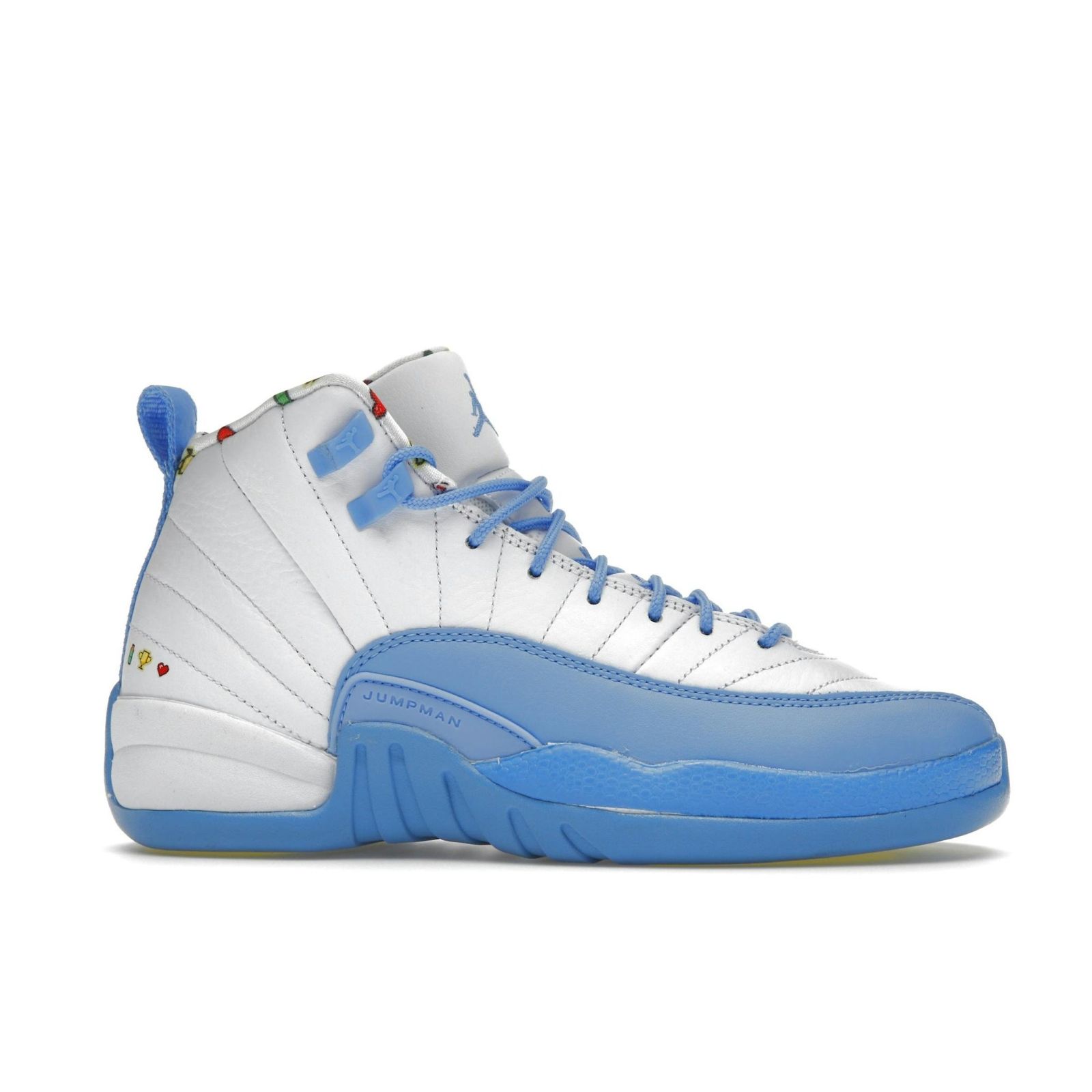 Jordan 12 Retro Emoji GS White Lemon Venom DQ4365-114
