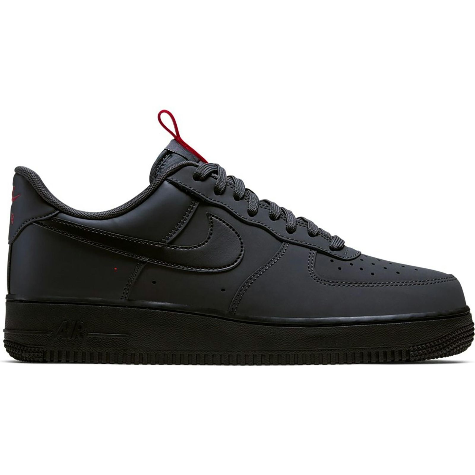 Air Force 1 Low Anthracite Black Red BQ4326-001