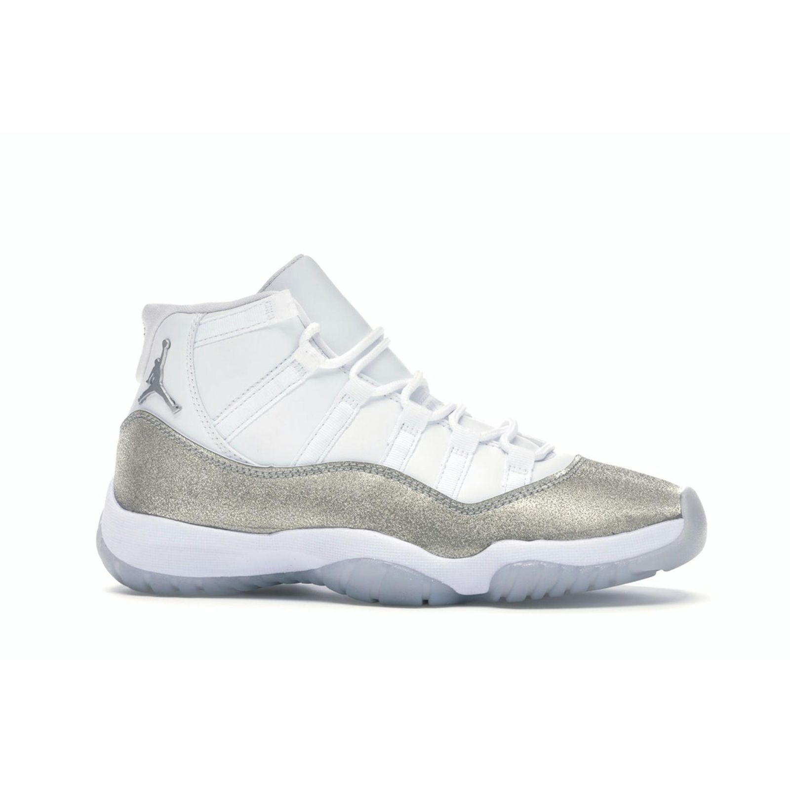 Jordan 11 Retro White Metallic Silver Womens AR0715-100