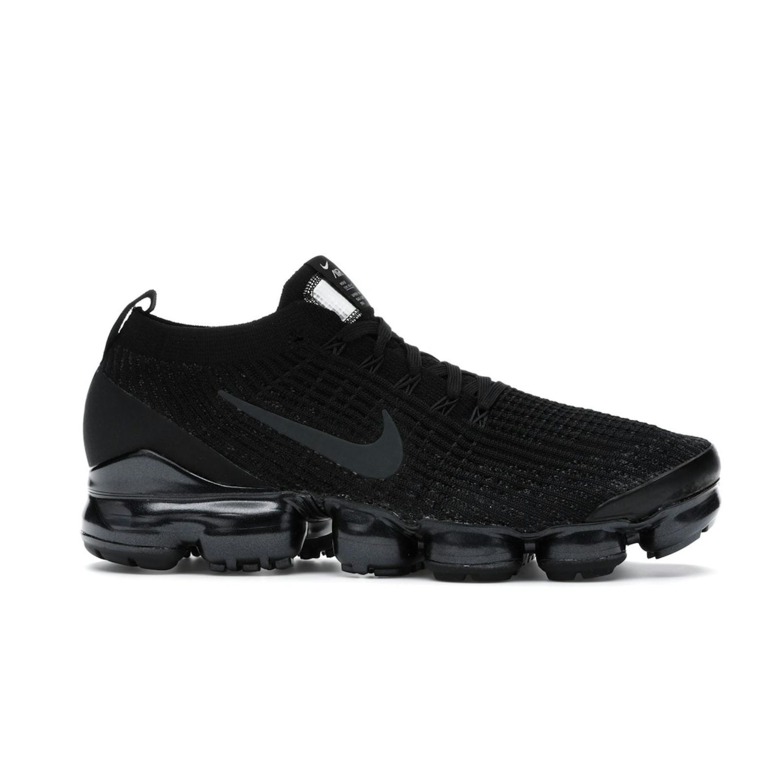 Air VaporMax Flyknit 3 Triple Black Running Shoes AJ6900-004