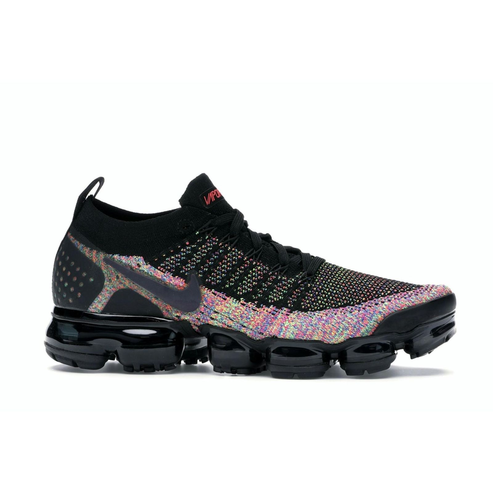 Air VaporMax Flyknit 2 Black Multi-Color Women’s Running Shoe 942843-015
