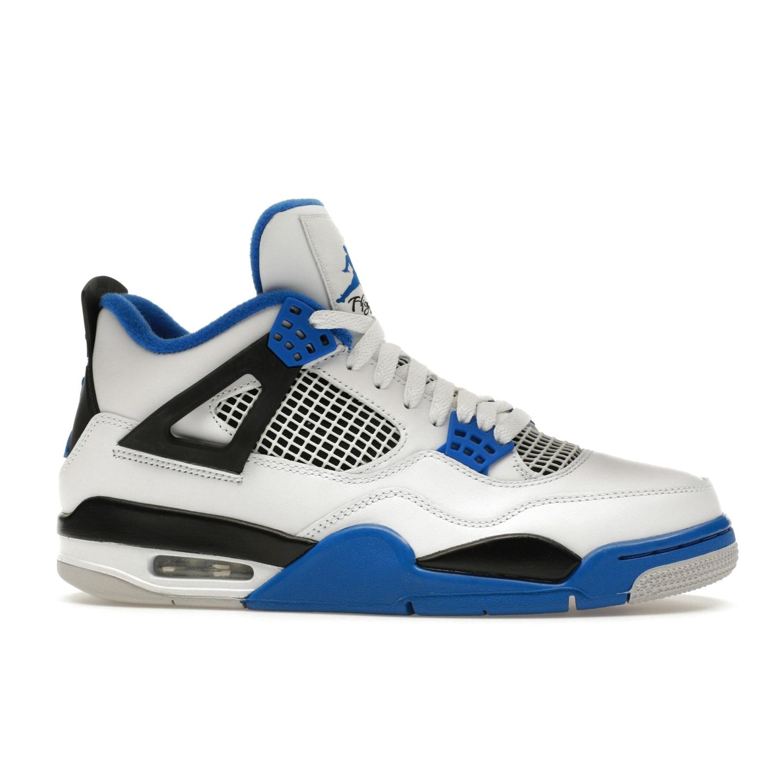 Jordan 4 Retro Motorsports (2017) White Blue Black 308497-117