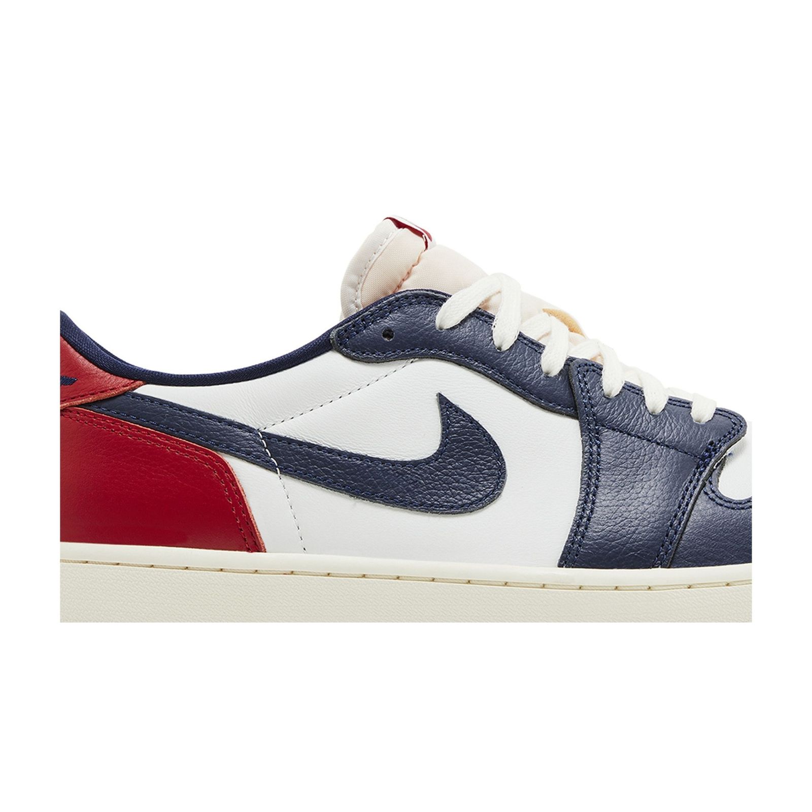 Jordan 1 Retro Low OG Howard University Sneakers – HQ2993-100 – White/Gym Red