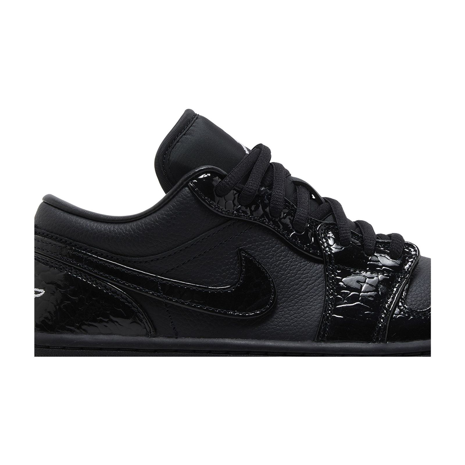 Jordan 1 Low SE Women’s Patent Elephant Black Sneakers – HJ7743-010
