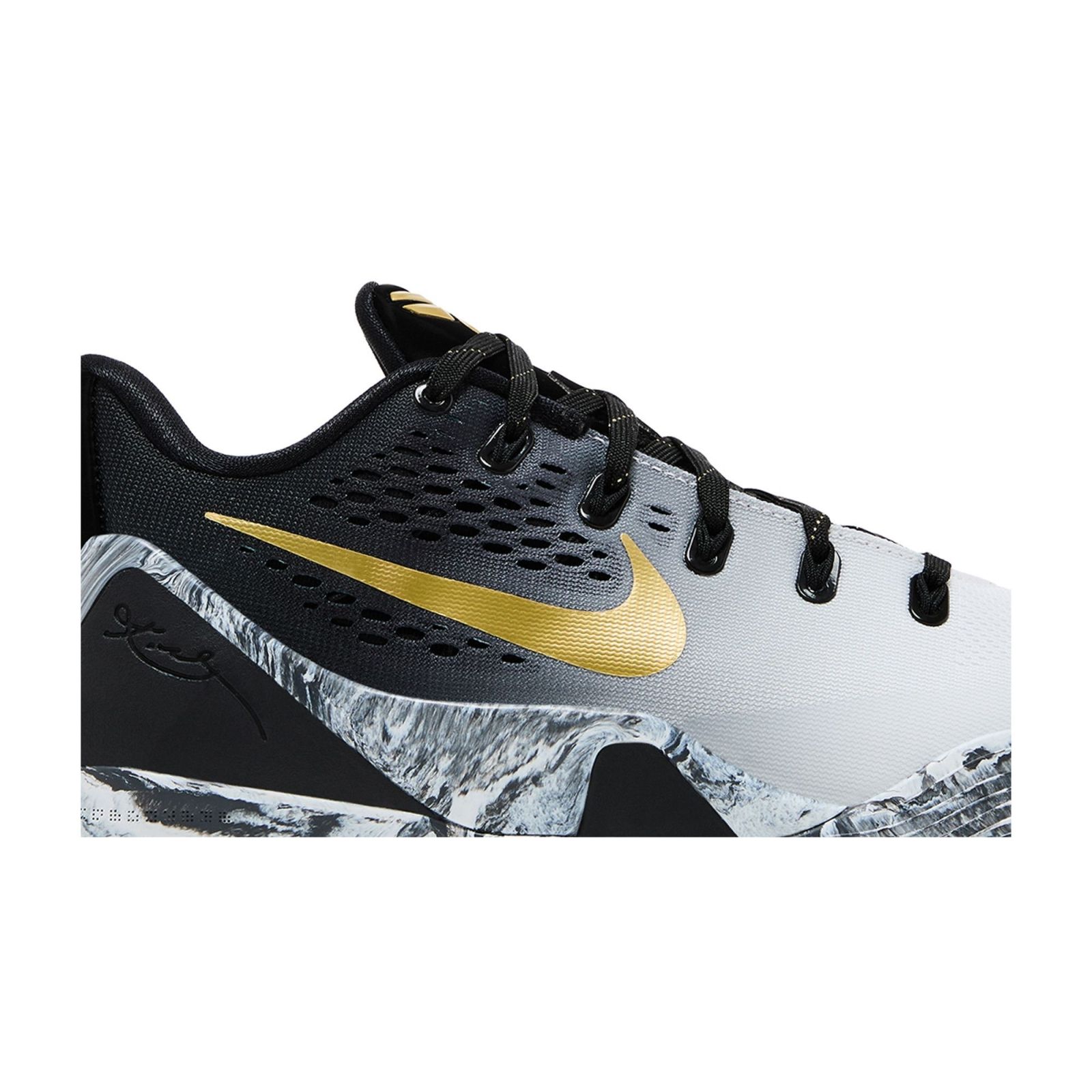 Kobe 9 EM Low Protro Mambacita Sneakers – FZ7333-002 – Black/Metallic Gold/Black