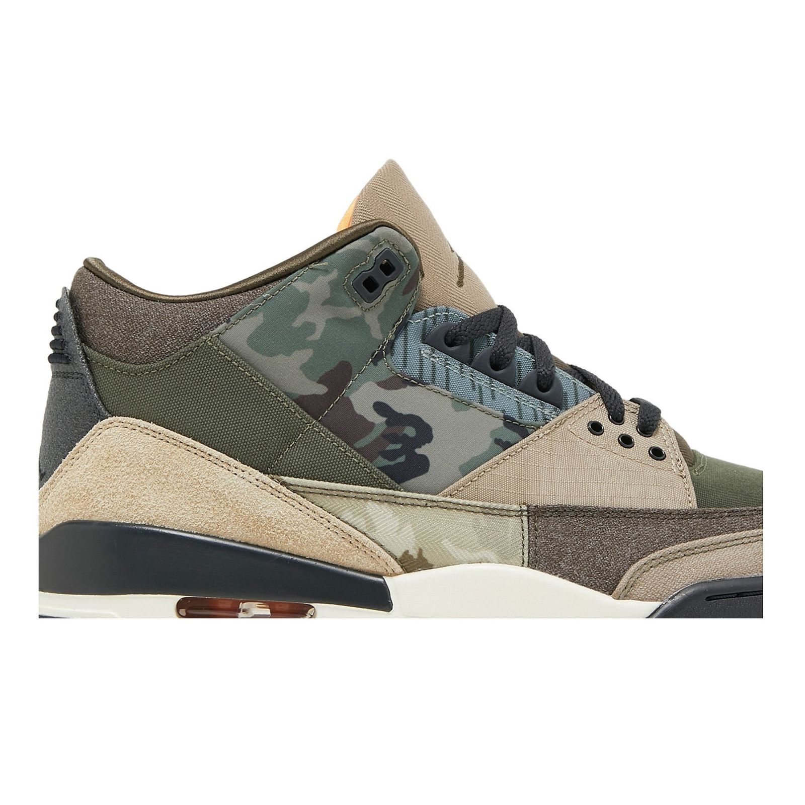 Air Jordan 3 Retro Patchwork Camo Sneakers – DO1830-200