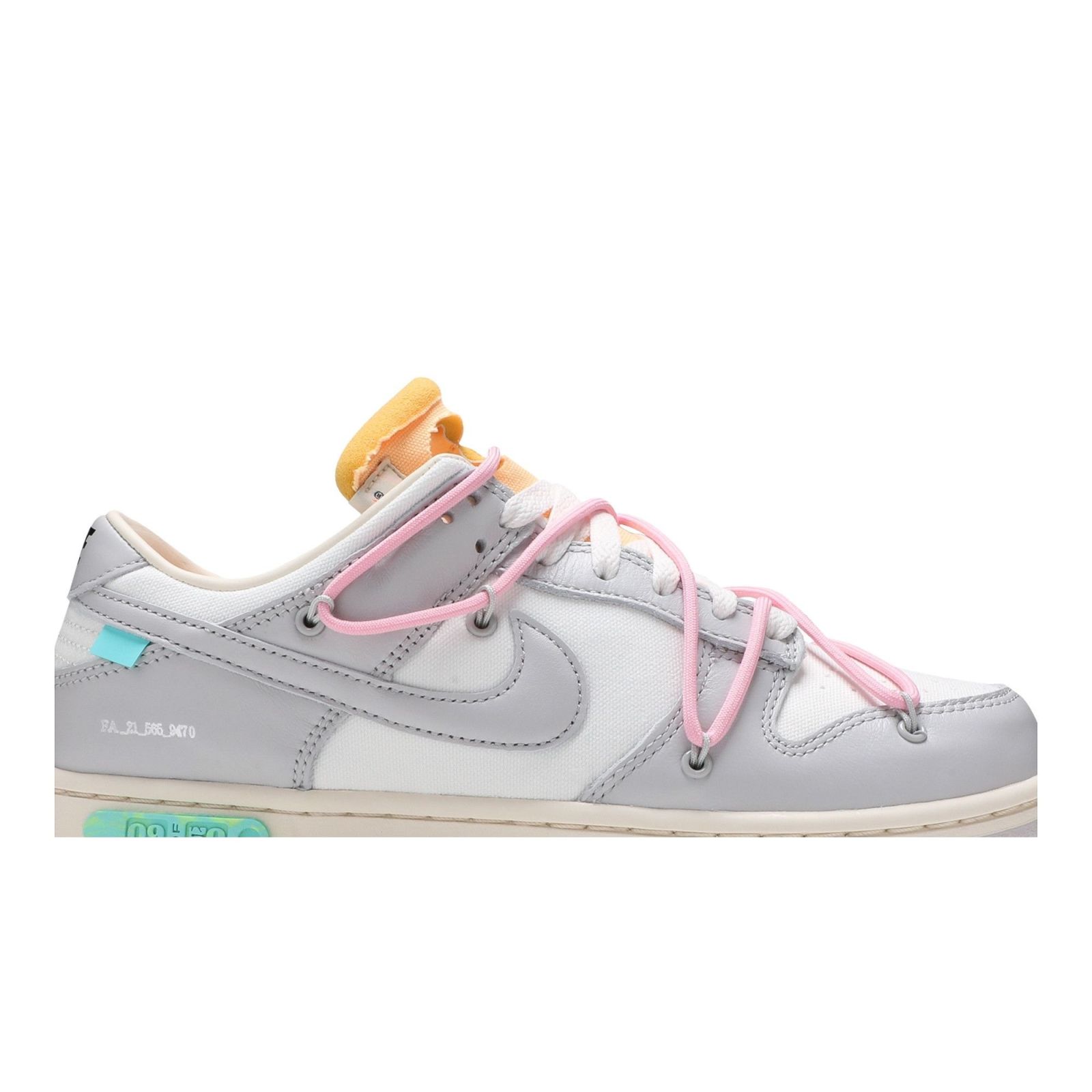 Dunk Low Off-White Lot 9 Sneakers – DM1602-109 – Sail/Neutral Grey