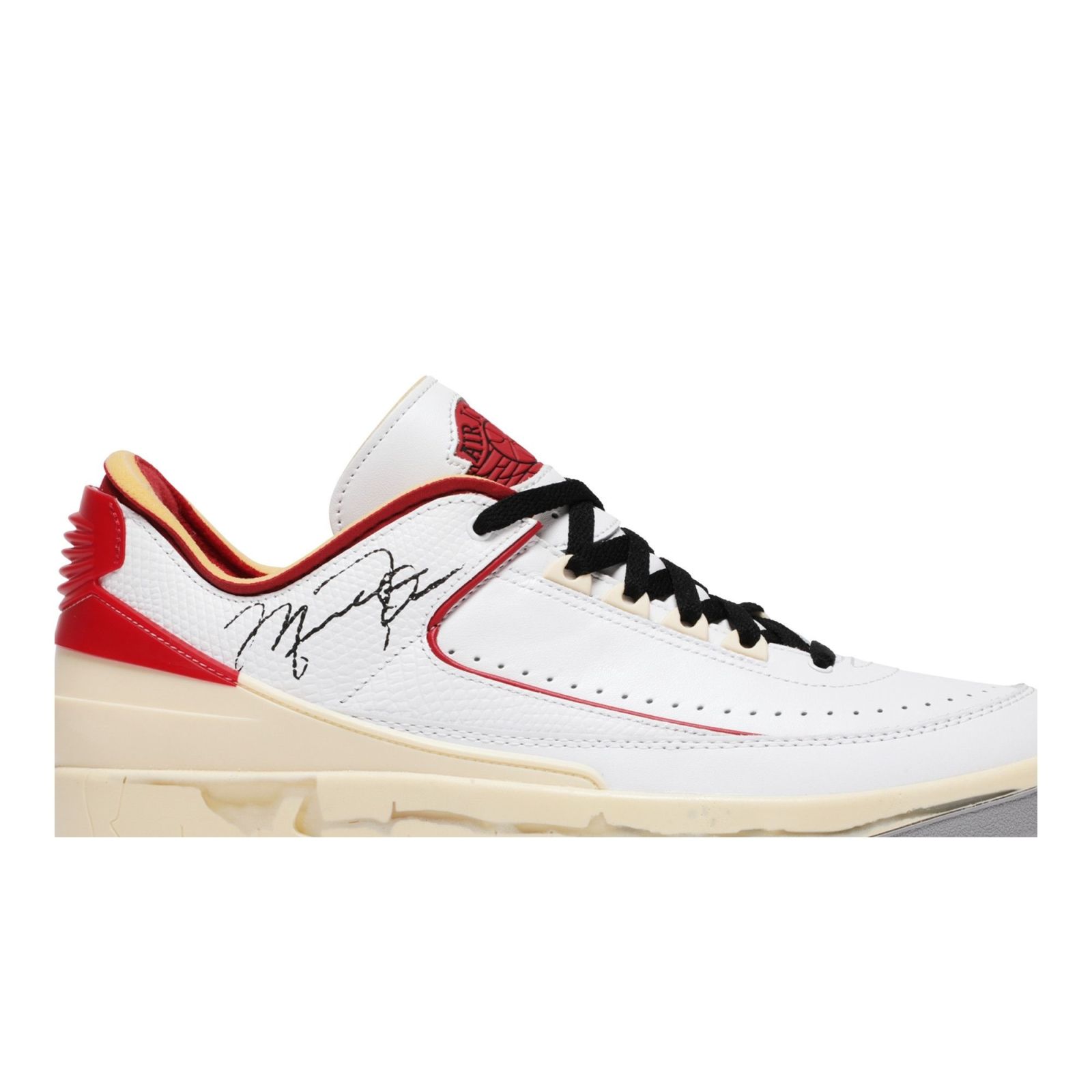 Air Jordan 2 Retro Low SP Off-White White/Sail-Red Sneakers – DJ4375-106