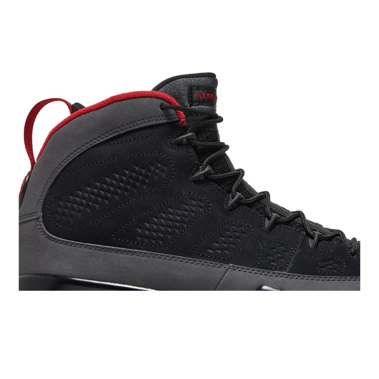 Air Jordan 9 Retro Sneakers – Black/Dark Charcoal-True Red – 302370-005