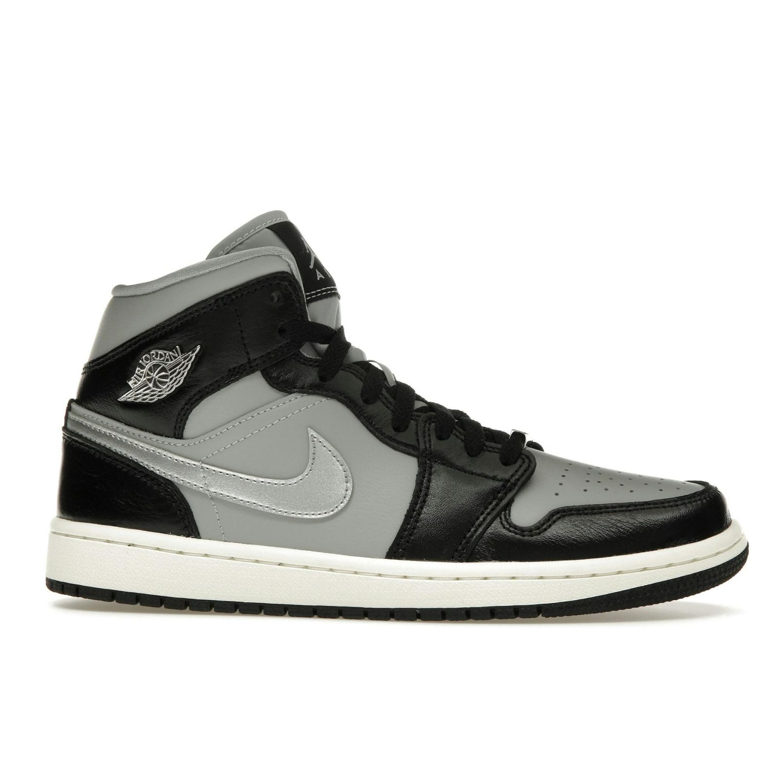 Jordan 1 Mid SE Black Metallic Silver Women’s FB9892-002