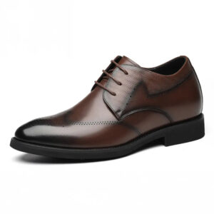 Dominus - 8cm (3") – Men's Elevator Shoes (Height Increasing, Hidden Lift) – Brown