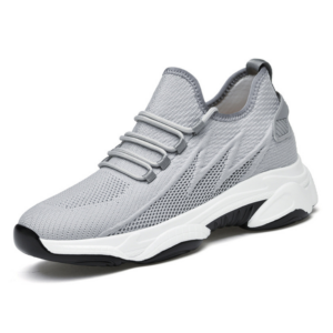 Flash - 9cm (3.5") – Men's Elevator Shoes (Height Increasing, Hidden Lift) – Gray