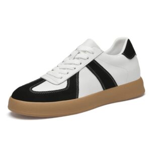 Avion - 7cm (2.7") – Men's Elevator Shoes (Height Increasing, Hidden Lift) – Black & White