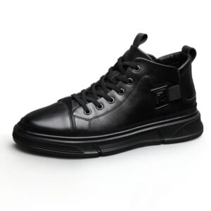 Bexton - 8cm (3") – Men's Elevator Shoes (Height Increasing, Hidden Lift) – Black