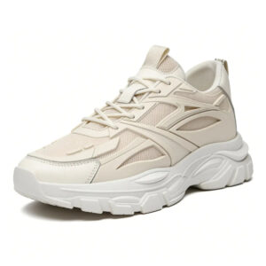 Ghost - 8cm (3") – Men's Elevator Shoes (Height Increasing, Hidden Lift) – Beige